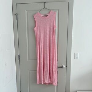 ATM Anthony Thomas Melillo Ballet Pink Swing Midi Dress